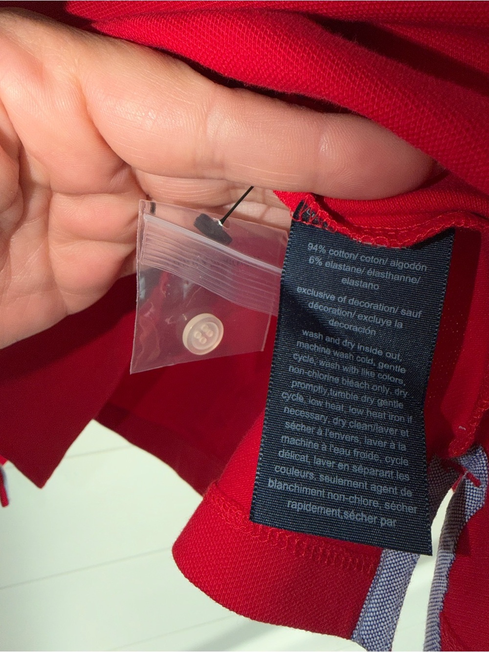 NWT Tommy Hilfiger Womens Red Polo Shirt XL Classic Heritage Preppy Old Money - Picture 7 of 7